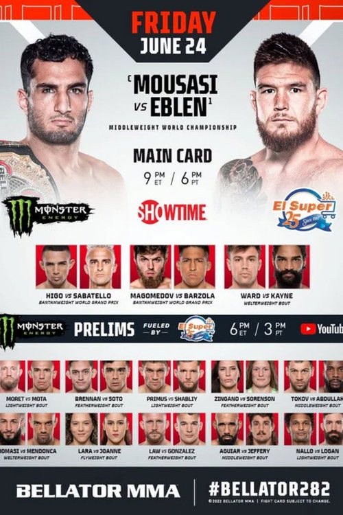 Bellator 282: Mousasi vs. Eblen (2022) poster