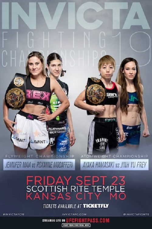 Invicta FC 19: Maia vs. Modafferi (2016) poster