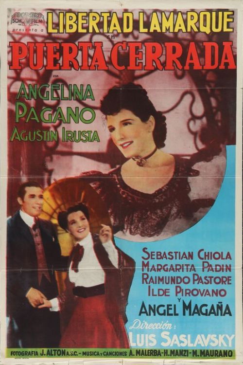 Puerta cerrada (1939) poster