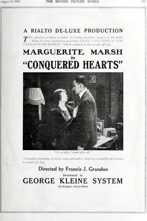 Conquered Hearts (1918) poster