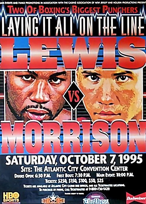 Lennox Lewis vs. Tommy Morrison (1995) poster