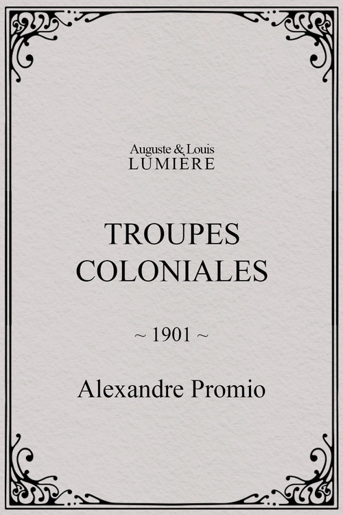 Troupes coloniales (1901) poster