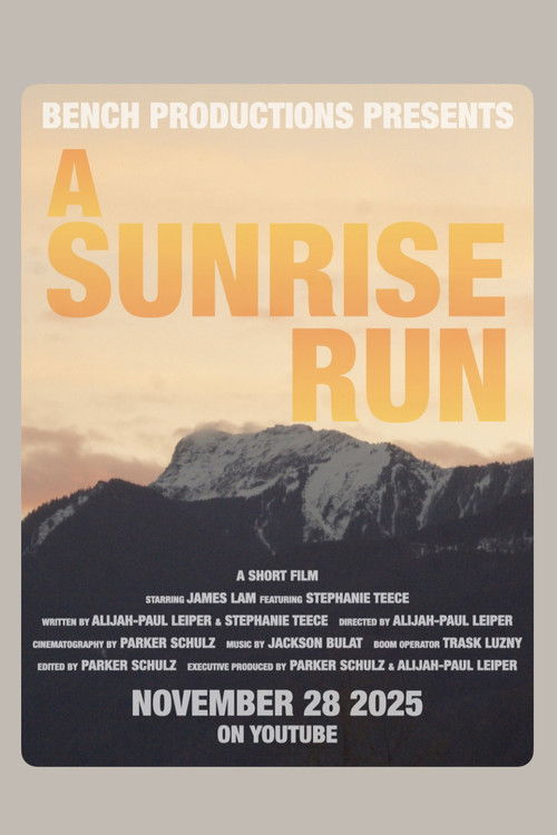 A Sunrise Run (2025) poster