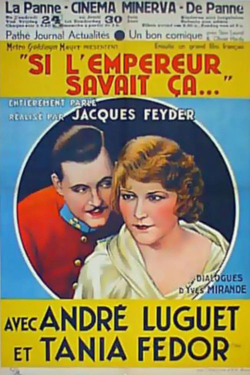 Si l'empereur savait ça (1930) poster