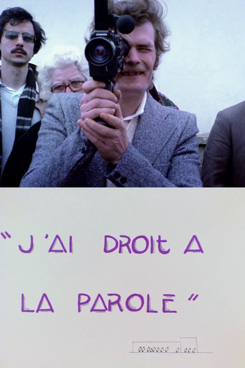 J'ai droit à la parole (1981) poster