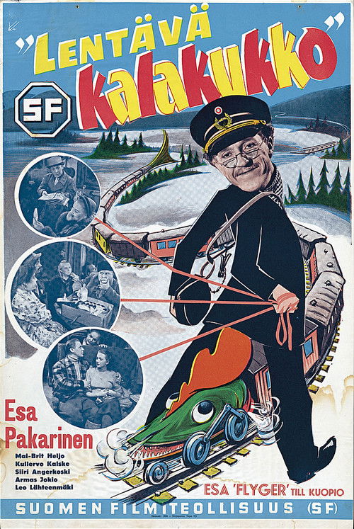 Lentävä kalakukko (1953) poster