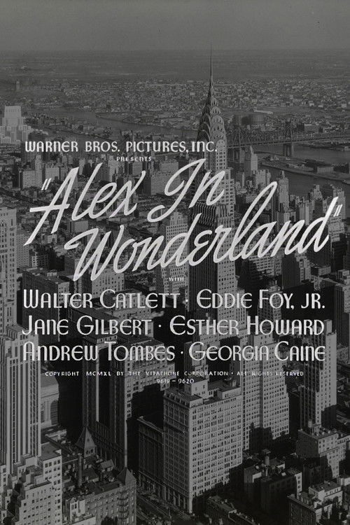 Alex in Wonderland (1940) poster