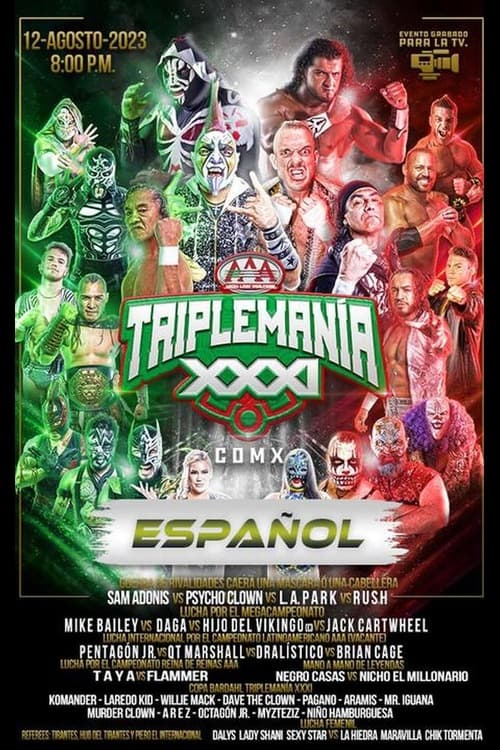 AAA Triplemania XXXI: Mexico City (2023) poster