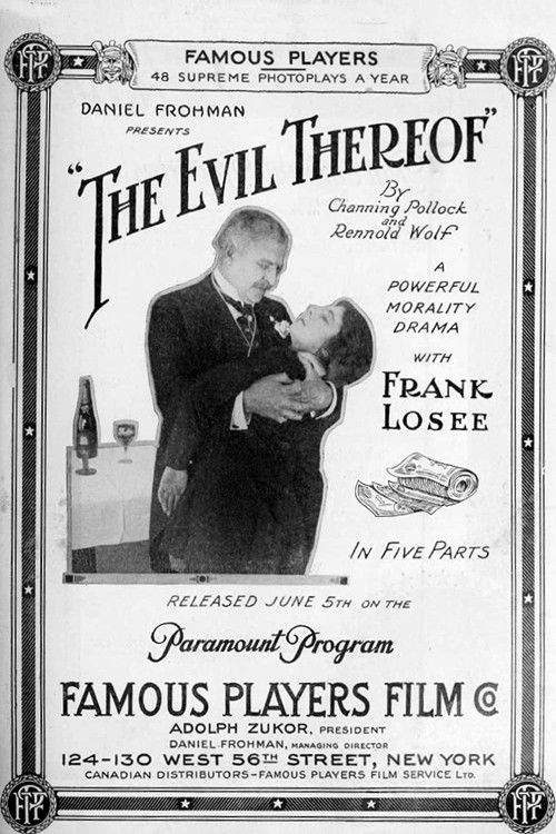 The Evil Thereof (1916) poster