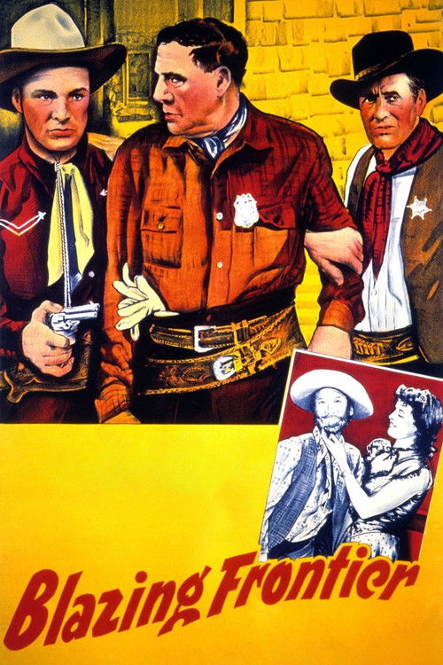 Blazing Frontier (1943) poster