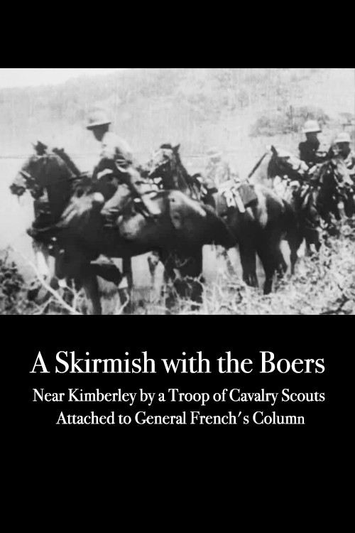 A Skirmish with the Boers Near Kimberley by a Troop of Cavalry Scouts (1900) poster