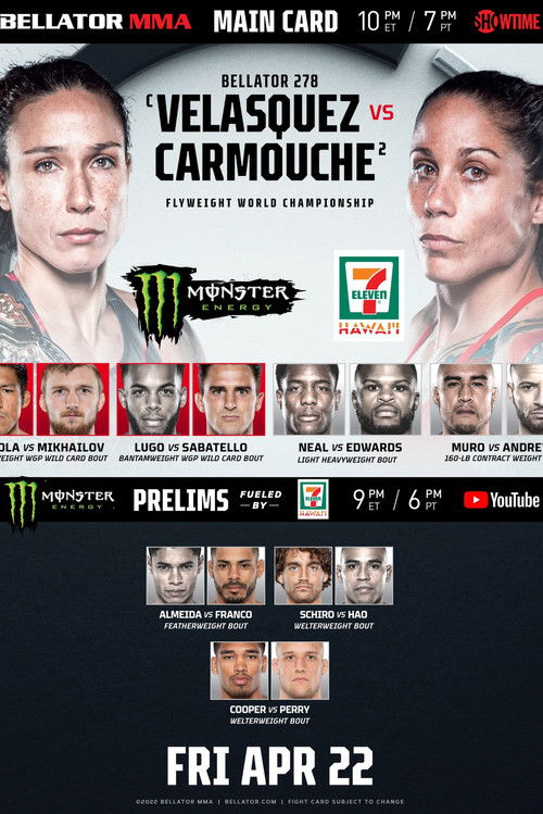 Bellator 278: Velasquez vs. Carmouche (2022) poster