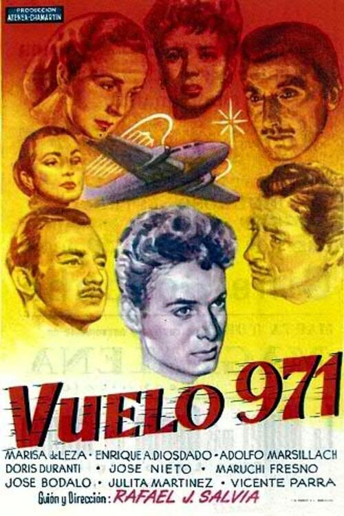 Vuelo 971 (1953) poster