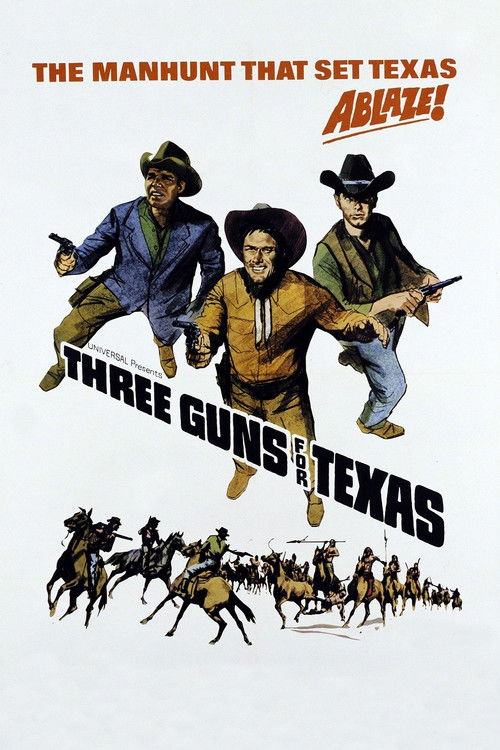 Three Guns for Texas (1968) poster