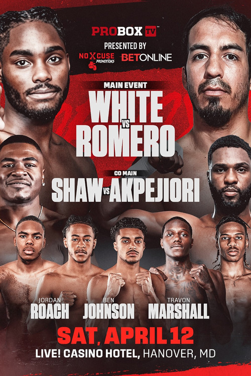 Jordan White vs. Jose Matias Romero (2025) poster