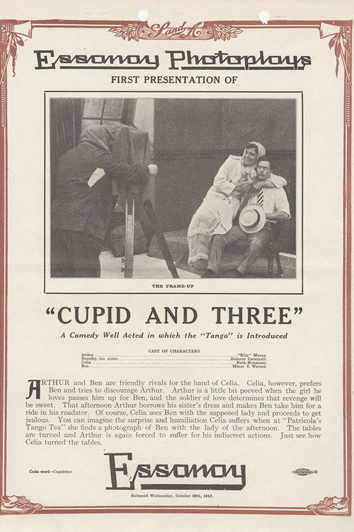Cupid and Three (1913) poster