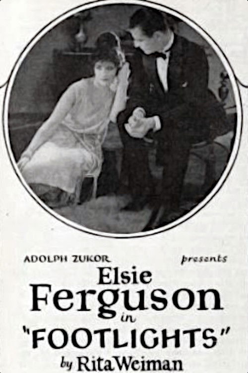 Footlights (1921) poster