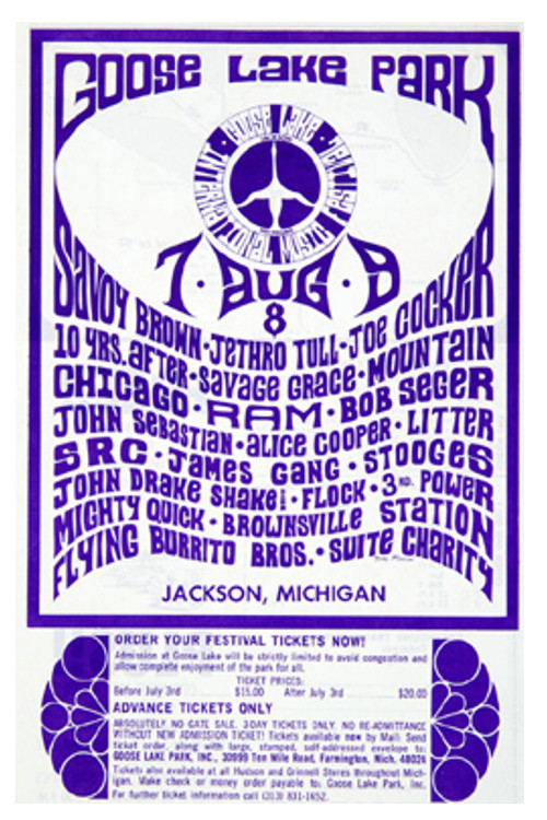 Goose Lake International Music Festival (1970) poster