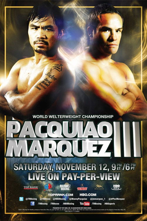Manny Pacquiao vs. Juan Manuel Marquez III (2011) poster