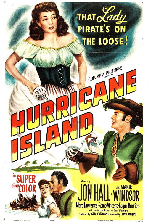 Hurricane Island (1951) poster