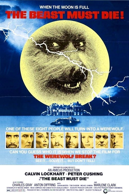 The Beast Must Die (1974) poster