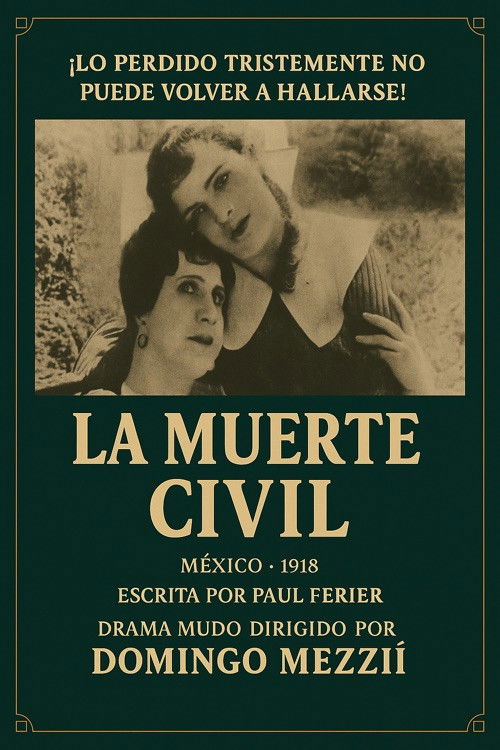 La muerte civil (1918) poster