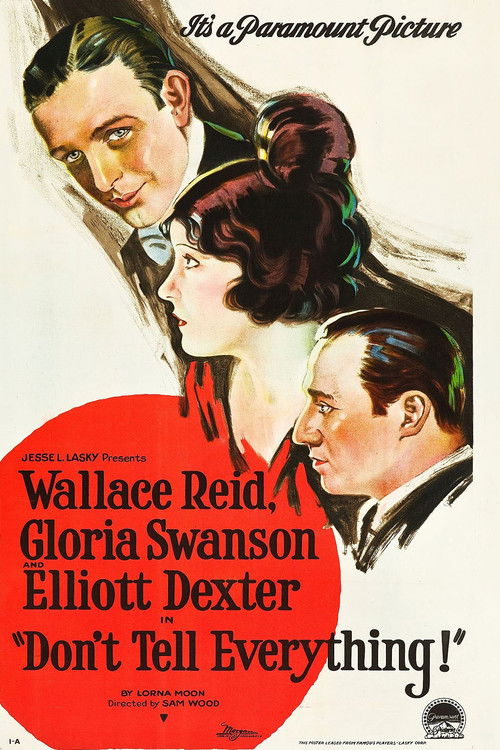 Don't Tell Everything (1921) poster