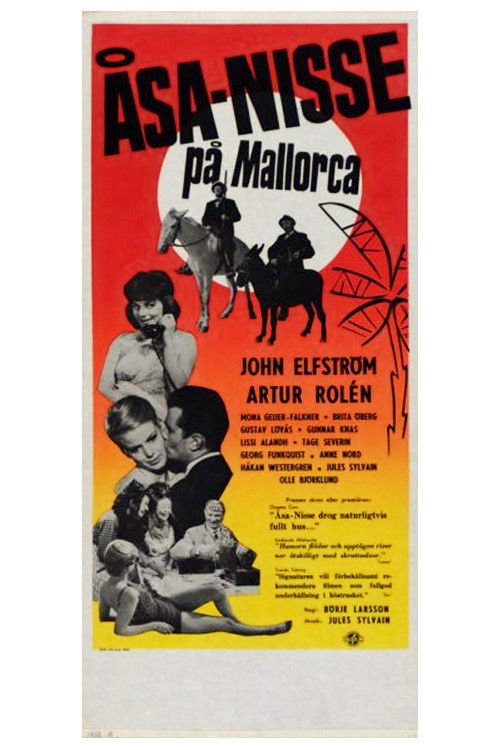 Åsa-Nisse på Mallorca (1962) poster
