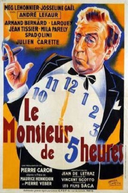 Le Monsieur de 5 heures (1938) poster