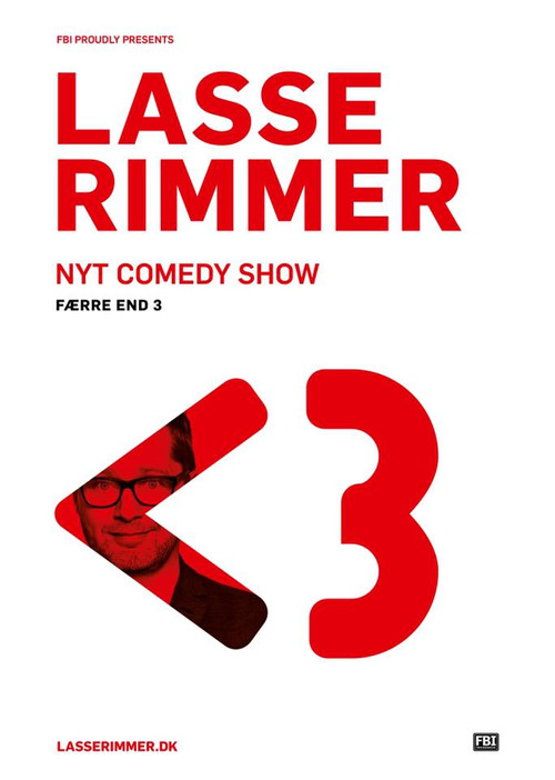 Lasse Rimmer: Færre end 3 (2019) poster