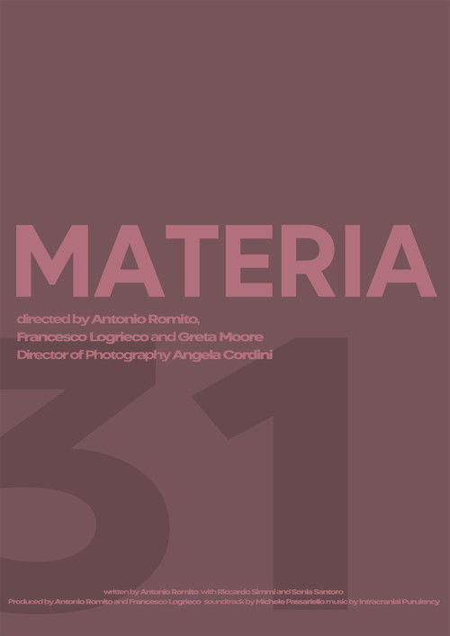 Materia poster