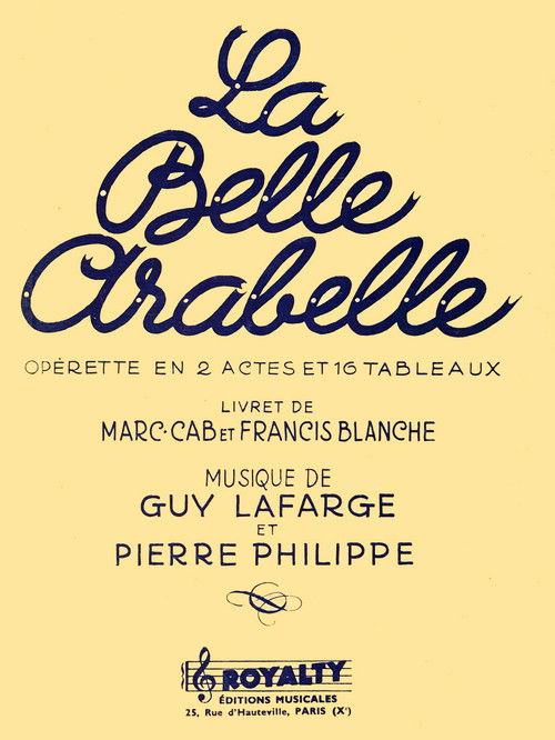 La Belle Arabelle (1964) poster