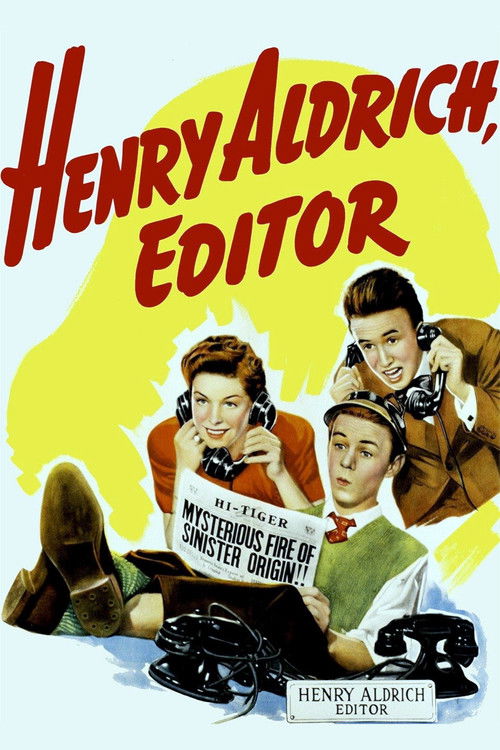 Henry Aldrich, Editor (1942) poster