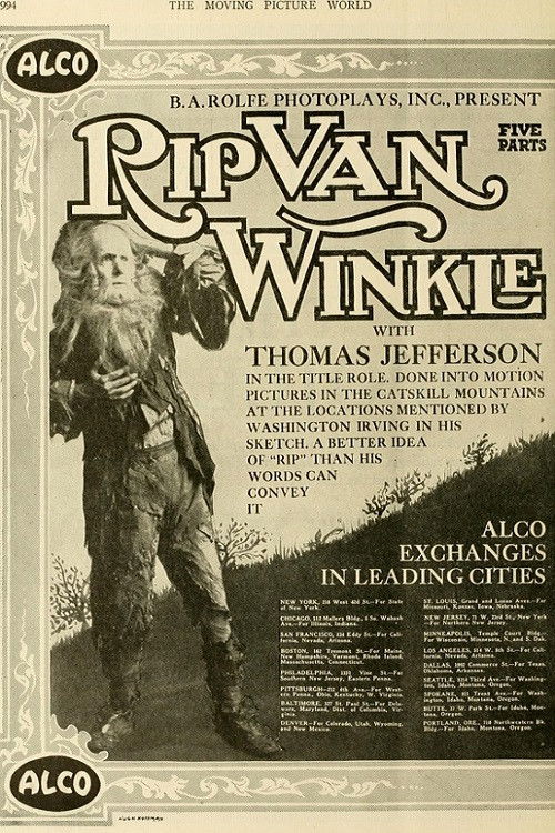Awakening of Rip (1896) poster