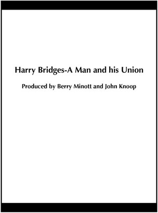 Harry Bridges: A Man and His Union (1992) poster