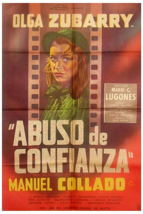 Abuso de confianza (1950) poster