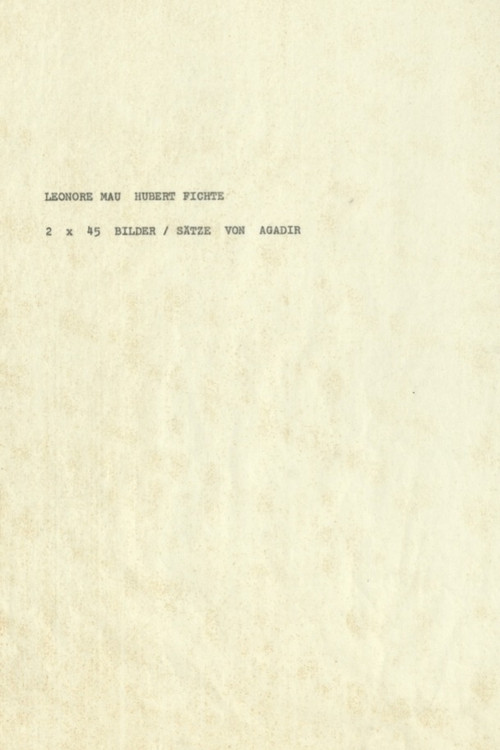 2 x 45 Bilder / Sätze von Agadir (1971) poster