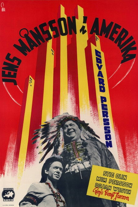 Jens Mons in America (1947) poster