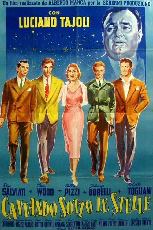 Cantando sotto le stelle (1956) poster