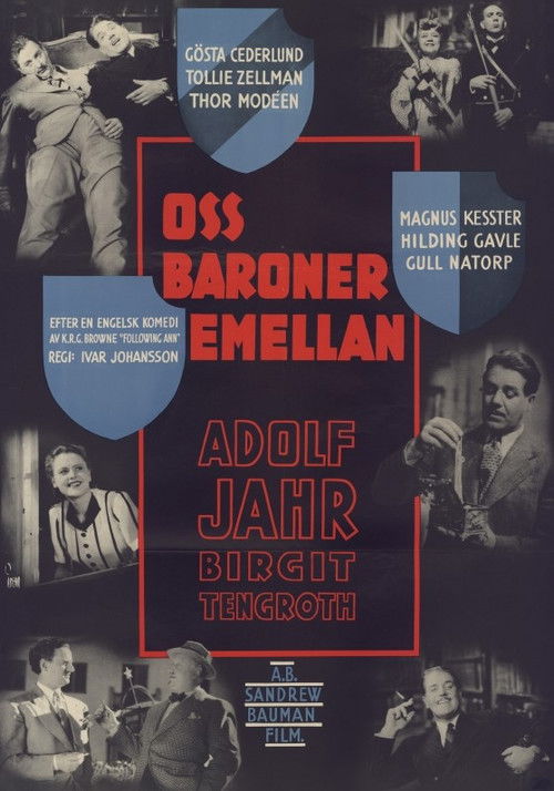 Oss baroner emellan (1939) poster