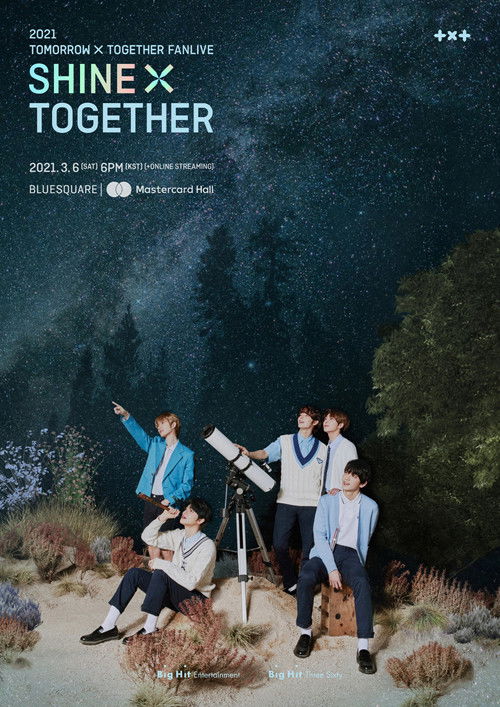 2021 TXT FANLIVE SHINE X TOGETHER (2021) poster