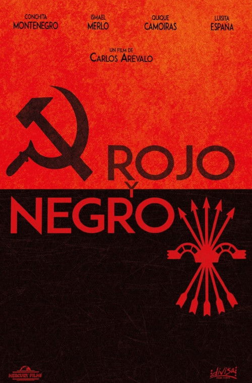 Rojo y negro (1942) poster