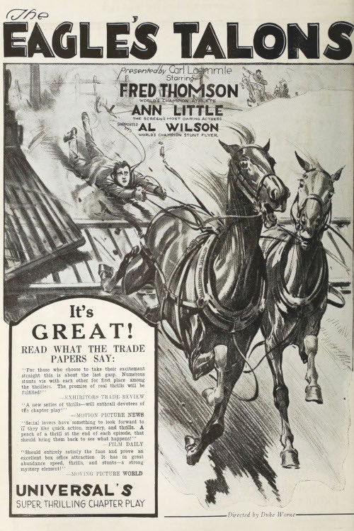 The Eagle's Talons (1923) poster