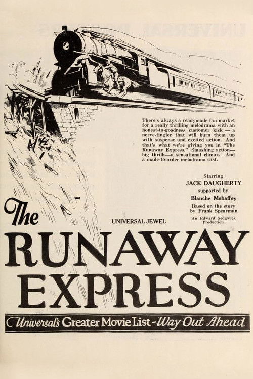 The Runaway Express (1926) poster