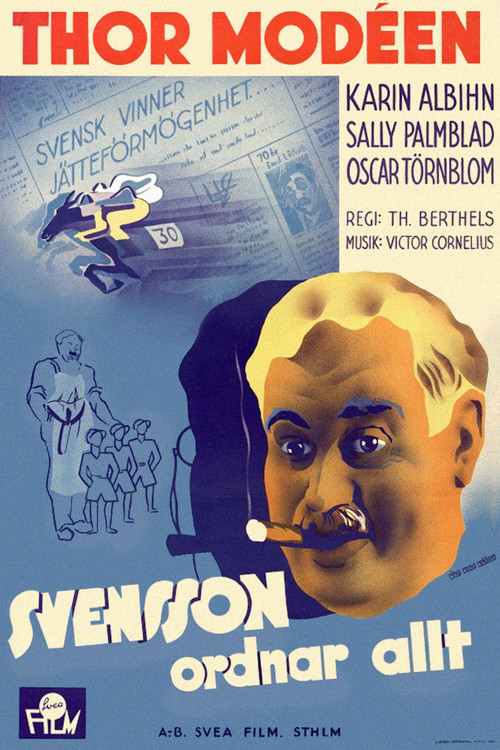 Svensson ordnar allt! (1938) poster