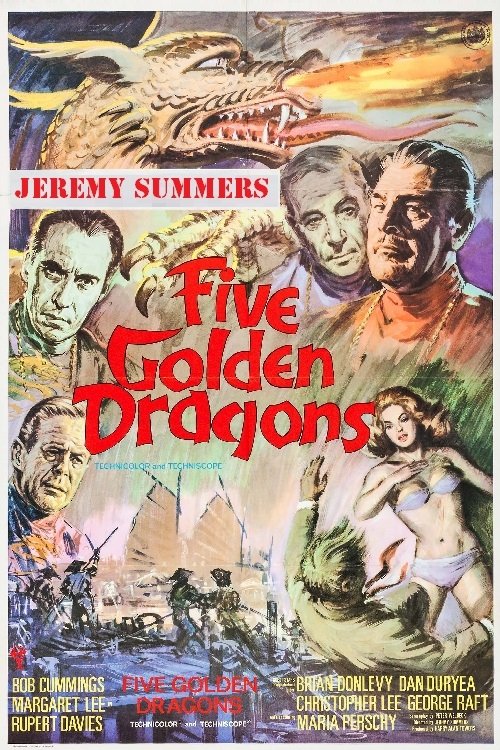 Five Golden Dragons (1967) poster