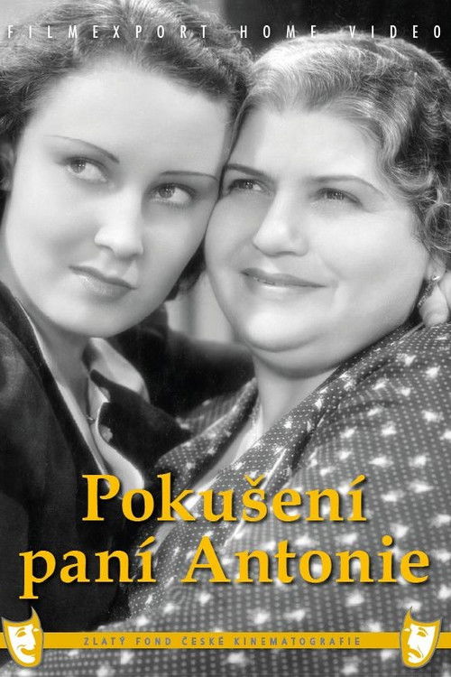 Pokušení paní Antonie (1934) poster