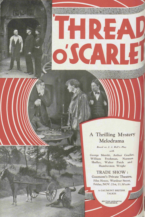 Thread o' Scarlet (1930) poster