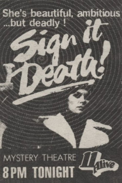 Sign It Death (1974) poster