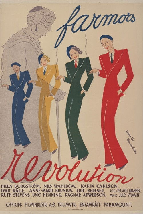 Farmors revolution (1933) poster